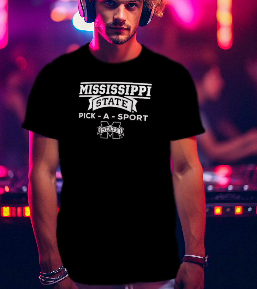 Mississippi State Bulldogs Pick-A-Sport State M T-Shirt