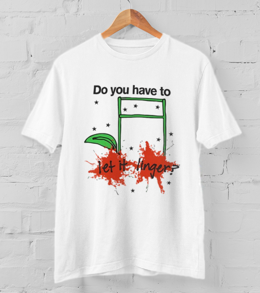 Do You Have To Let It Linger Vintge Stars And Leaves Retro T-Shirt