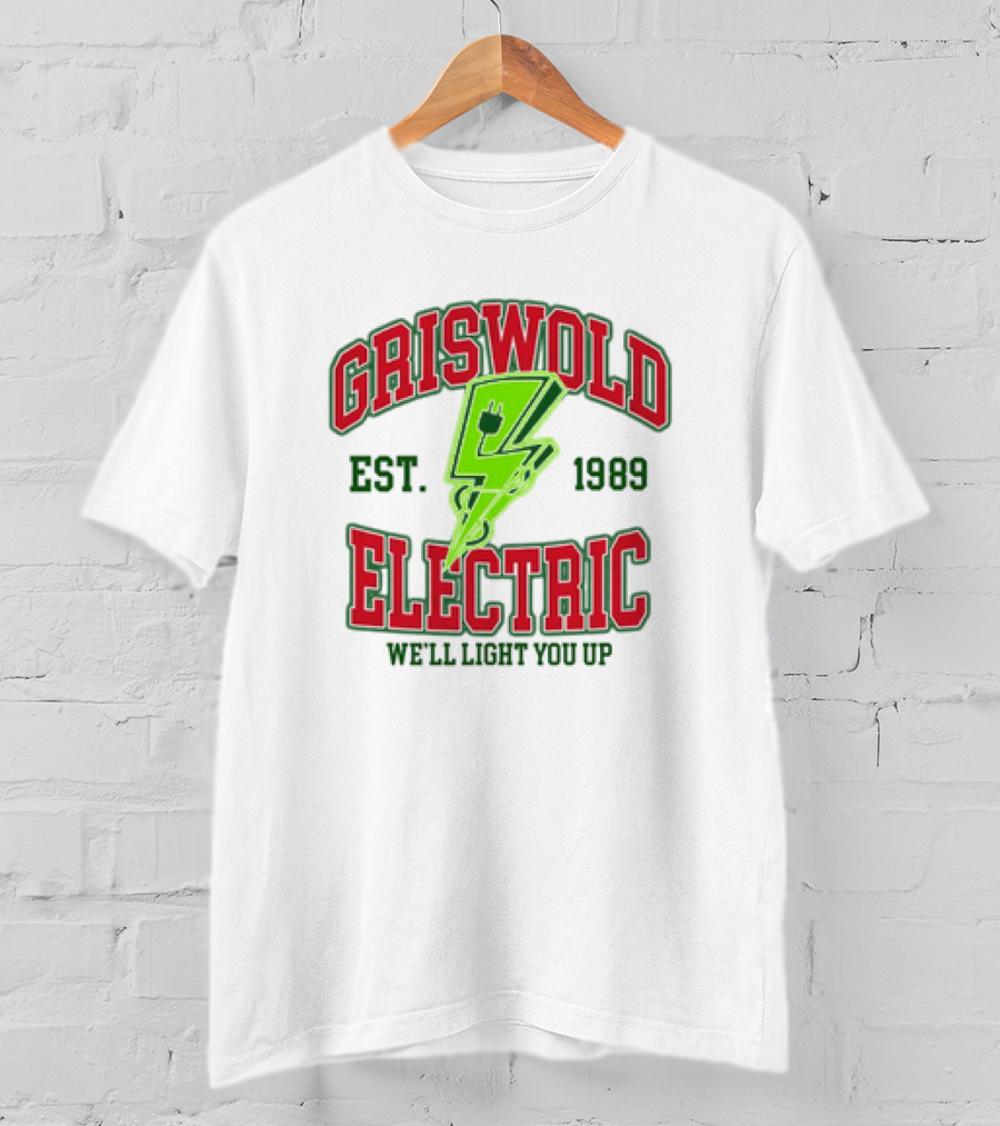 Griswold Electric Est. 1989 We'll Light You Up Retro T-Shirt