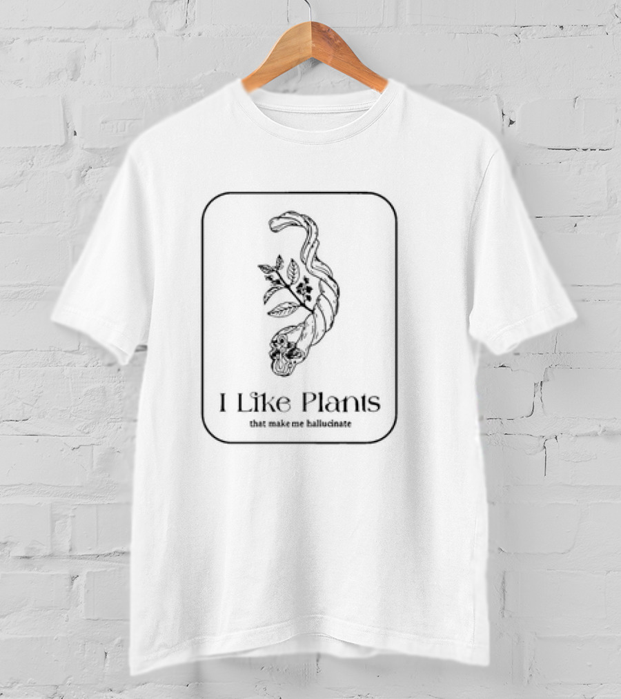 I Like Plants That Make Me Hallucinate Retro T-Shirt