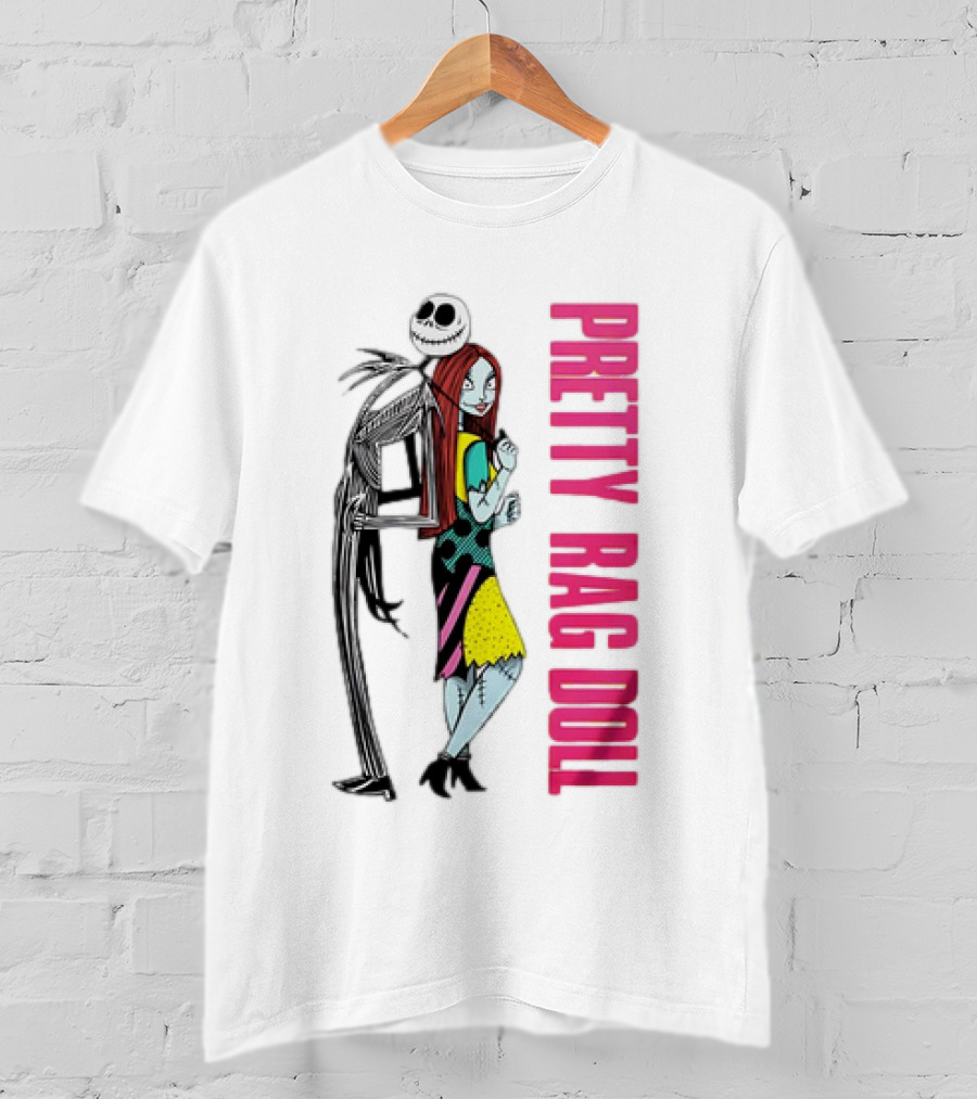 Jack And Sally Pretty Rag Doll Pretty Woman T-Shirt