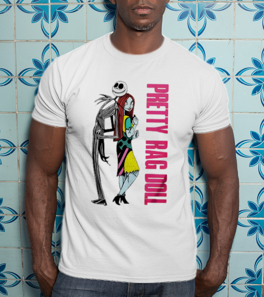 Jack And Sally Pretty Rag Doll Pretty Woman T-Shirt