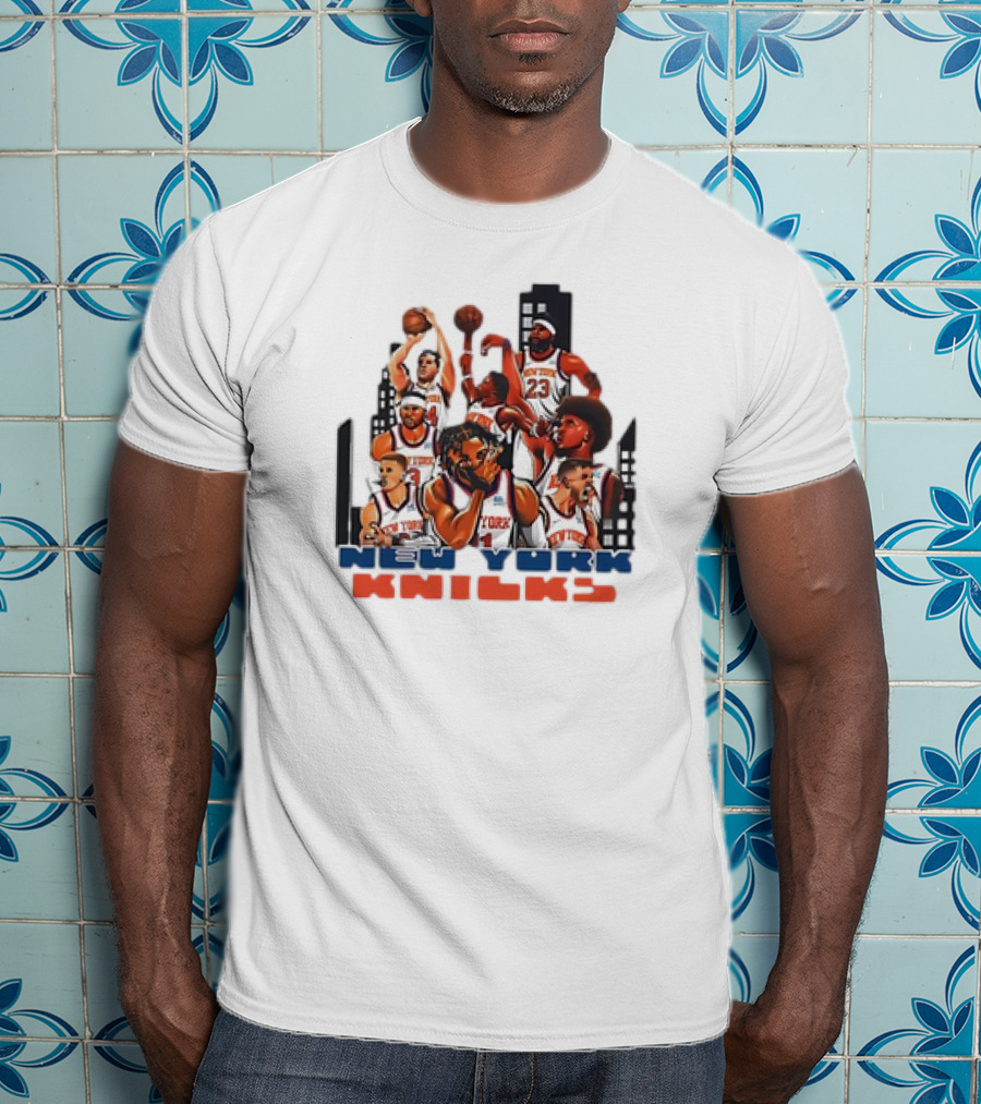Jalen Brunson New York Knicks Basketball Team New Era T-Shirt