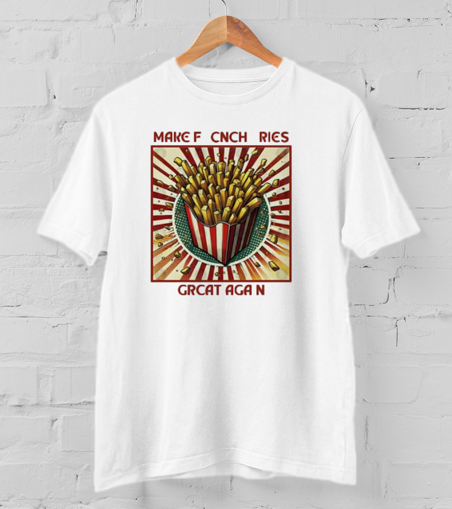 MagaDonalds Make French Fries Great Again Retro T-Shirt