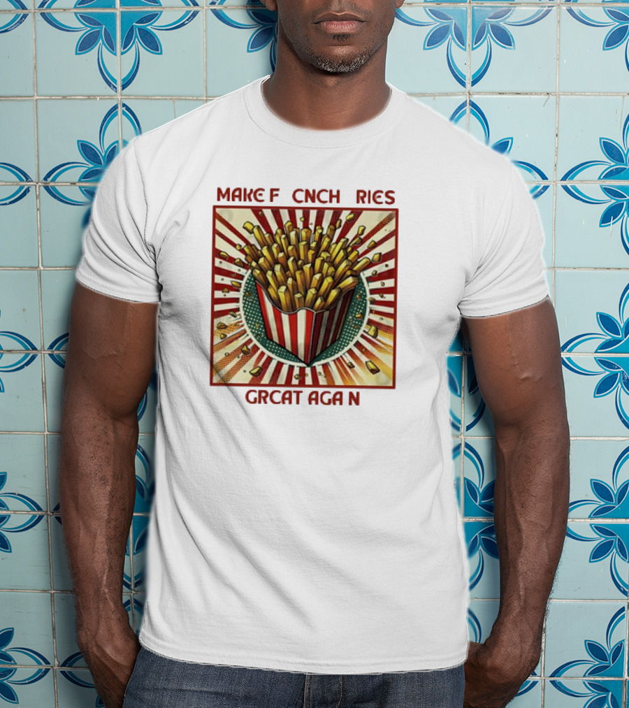 MagaDonalds Make French Fries Great Again Retro T-Shirt