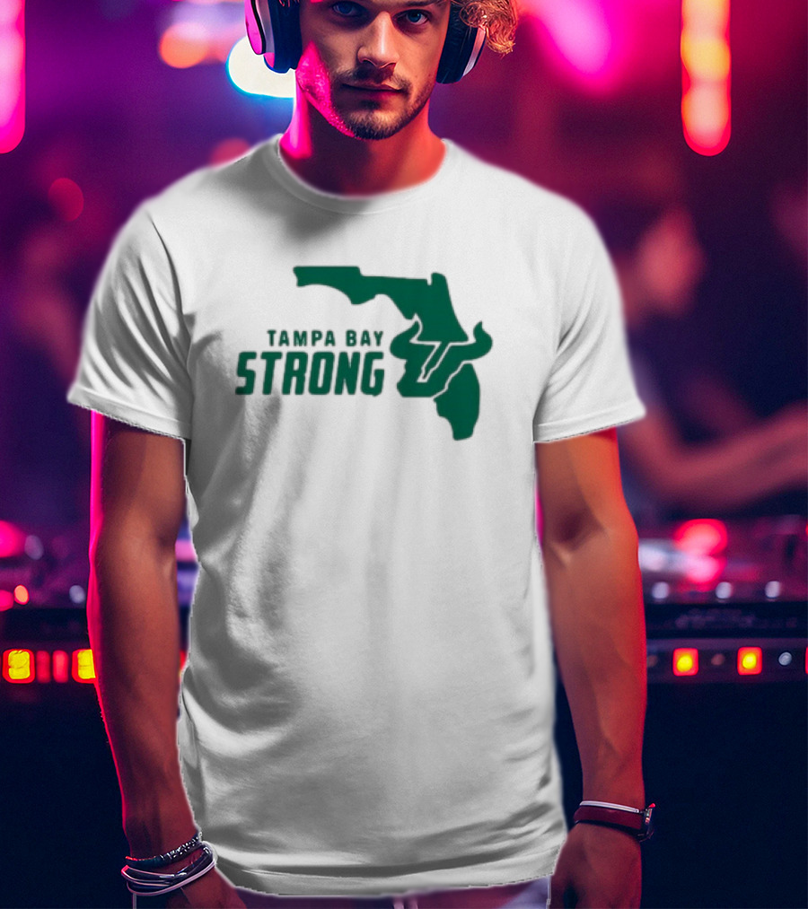 Tampa Bay Strong South Florida Bulls Hurricane Relief T-Shirt