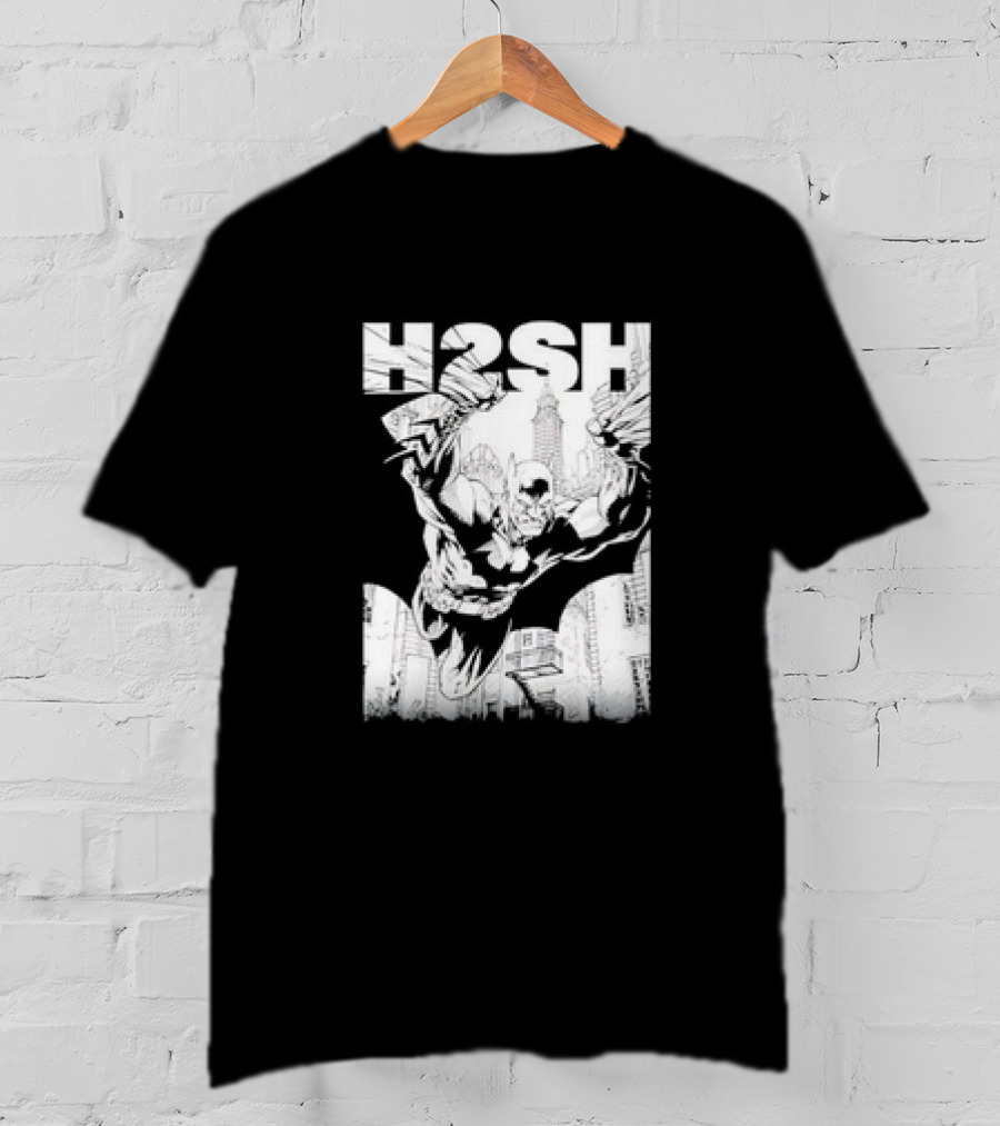 Batman Hush Jim Lee Scott Williams Retro Batman Gotham Skyline T-Shirt