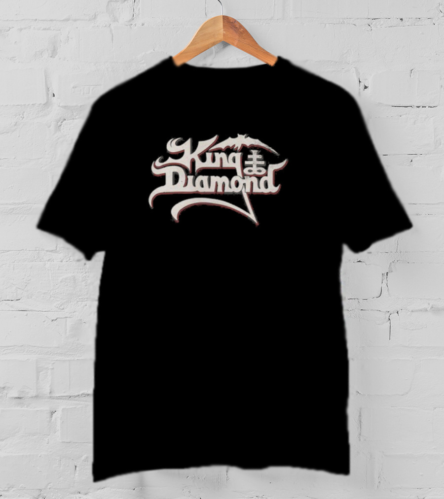 King Diamond Saint Lucifer’s Hospital White On Black T-Shirt