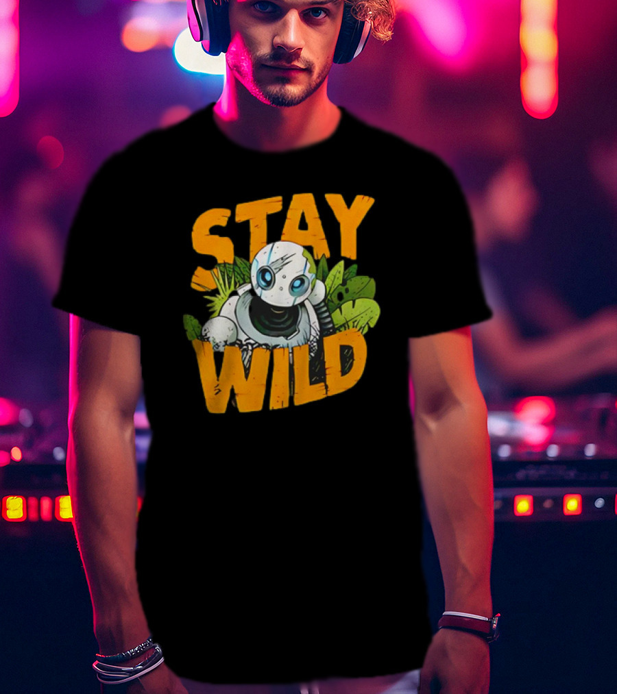 Stay Wild Roz The Wild Robot Jungle Adventure T-Shirt