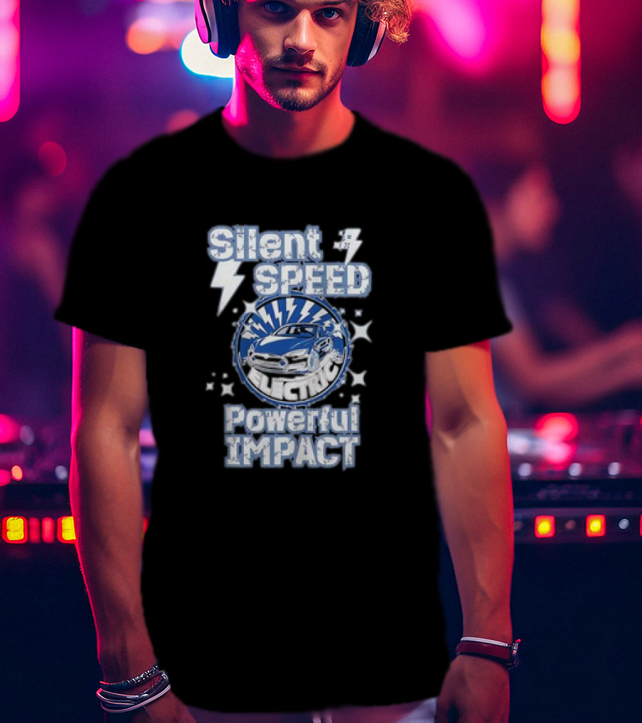 Silent Speed Electric Powerful Impact Car Driver T-Shirt