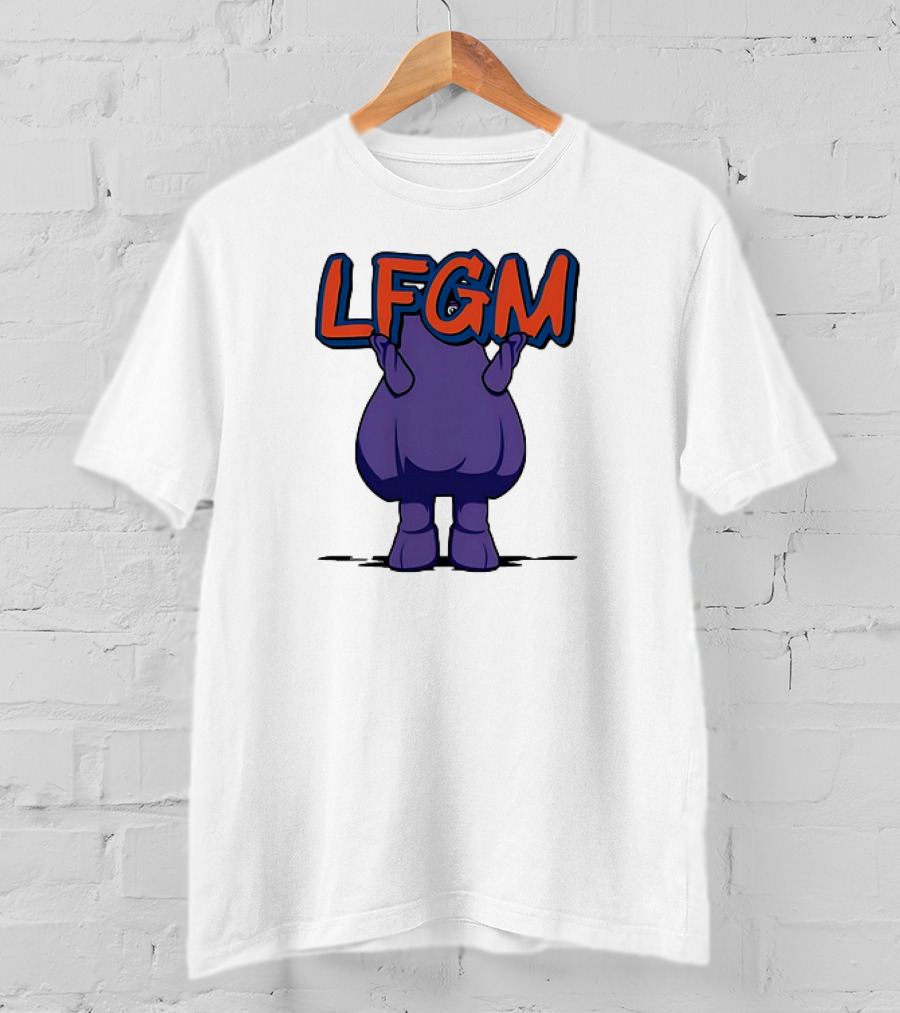 Grimace Holding LFGM Sign T-Shirt