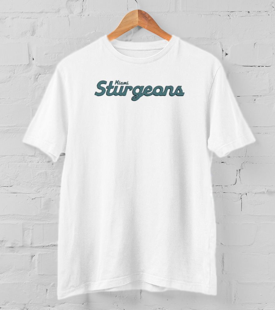 Miami Sturgeons Vintage Style Team T-Shirt