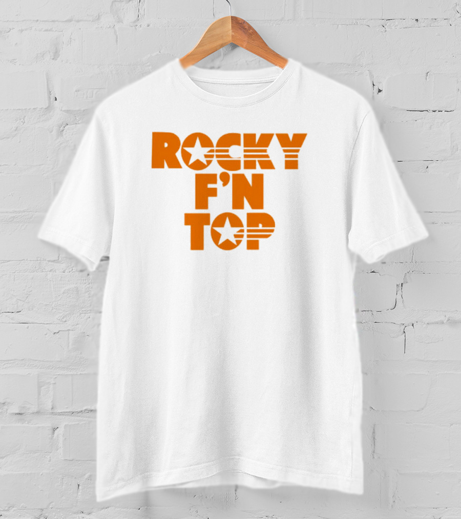 Tennessee Volunteers Basketball Rocky F’n Top Star Stripes T-Shirt