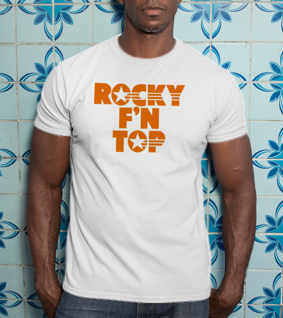 Tennessee Volunteers Basketball Rocky F’n Top Star Stripes T-Shirt