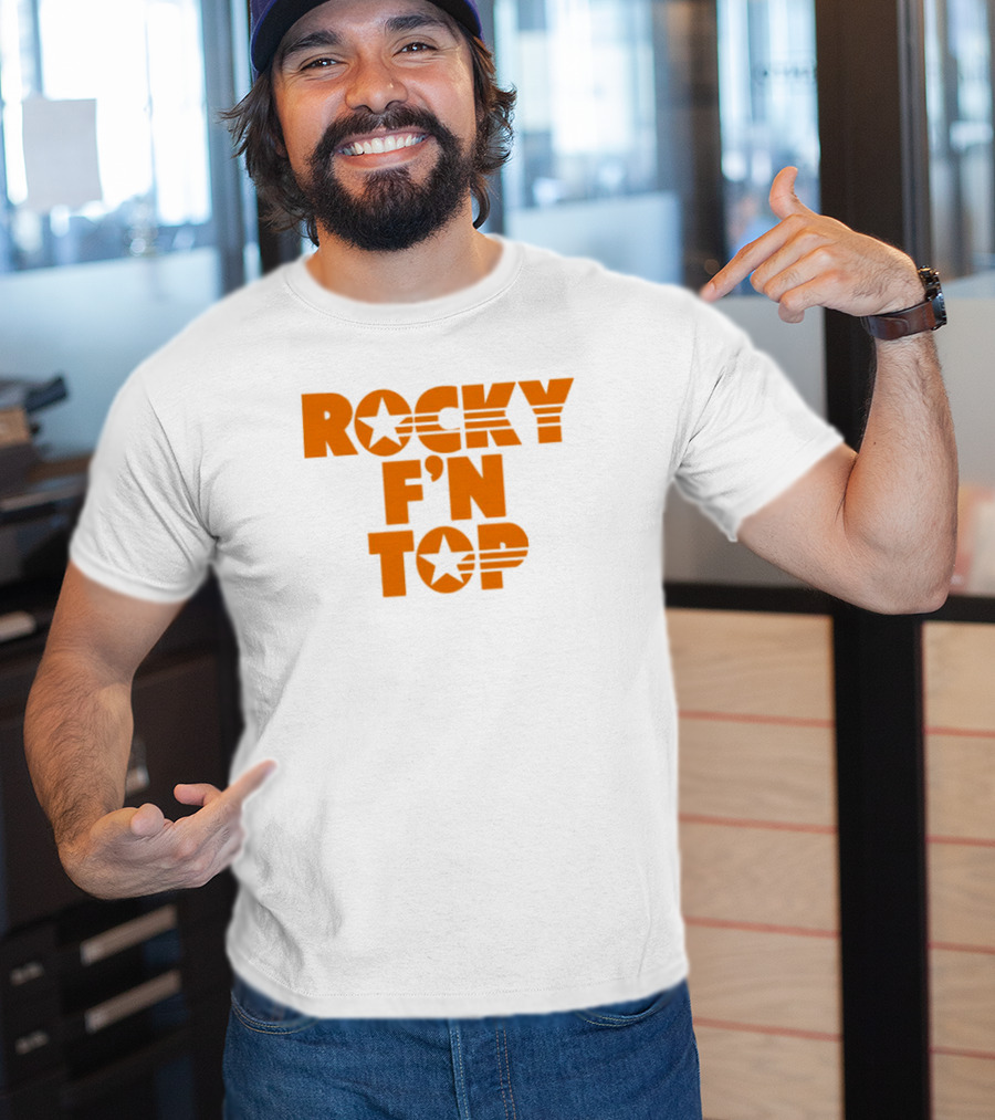 Tennessee Volunteers Basketball Rocky F’n Top Star Stripes T-Shirt
