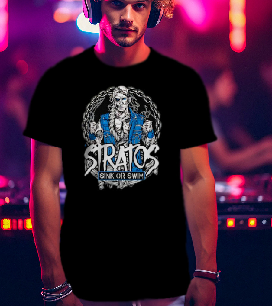 Stratos Sink Or Swim Zombified Horror Danny T-Shirt