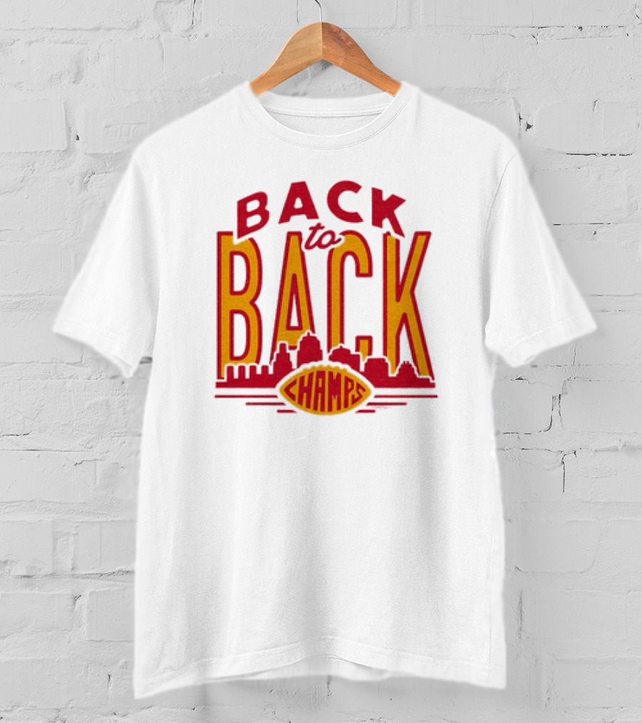 Kansas City Chiefs Back To Back Champs Ronald McDonald Back To Back Champs T-Shirt