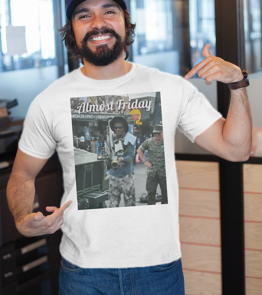 Almost Friday Rocket Launcher Fun Lamar Jackson T-Shirt