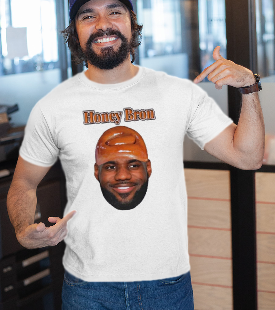 Honey Bron Lebron James Honey Brown Face T-Shirt