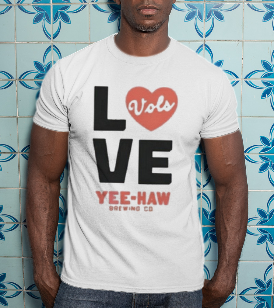 Love Vols Yee-Haw Brewing Co Tennessee Volunteers T-Shirt