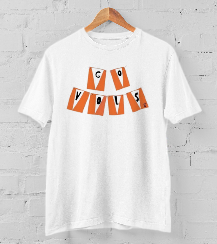 Nolan Turner Go Vols Orange Pennant Banner T-Shirt