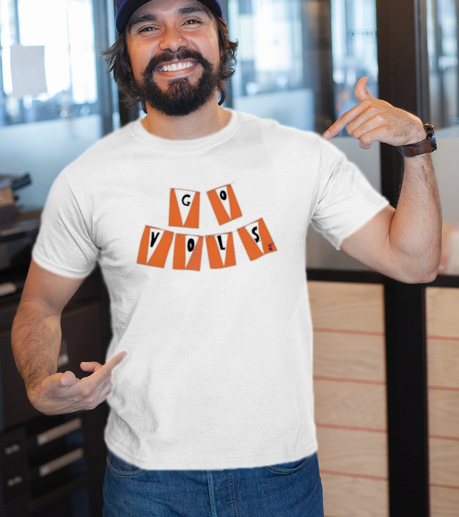 Nolan Turner Go Vols Orange Pennant Banner T-Shirt