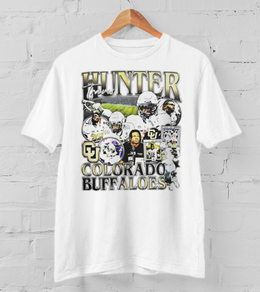 Hunter Travis #12 Colorado Buffaloes Football T-Shirt
