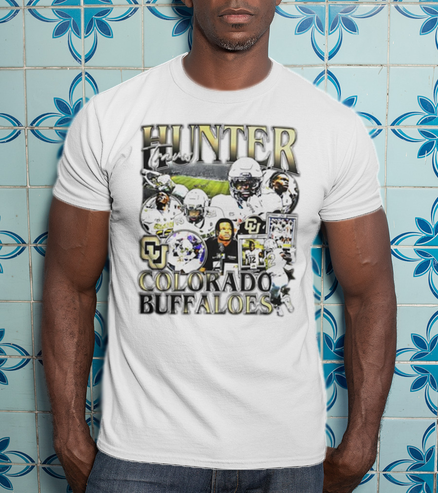 Hunter Travis #12 Colorado Buffaloes Football T-Shirt