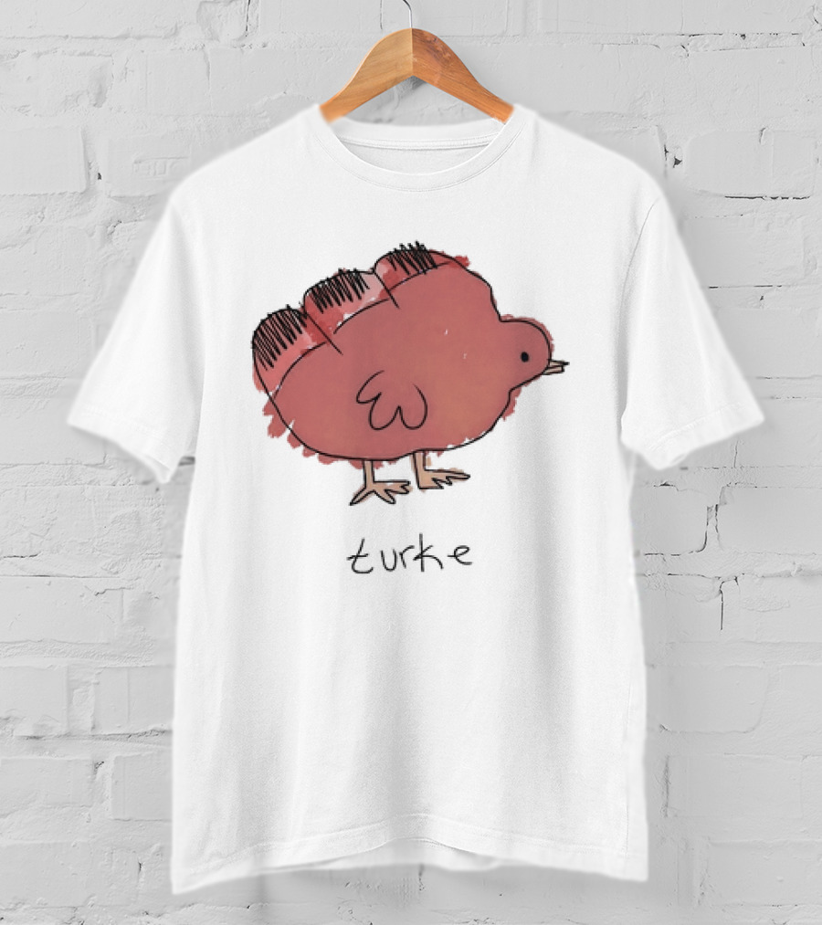 Turke Turkey Thanksgiving Turkey Drawing T-Shirt