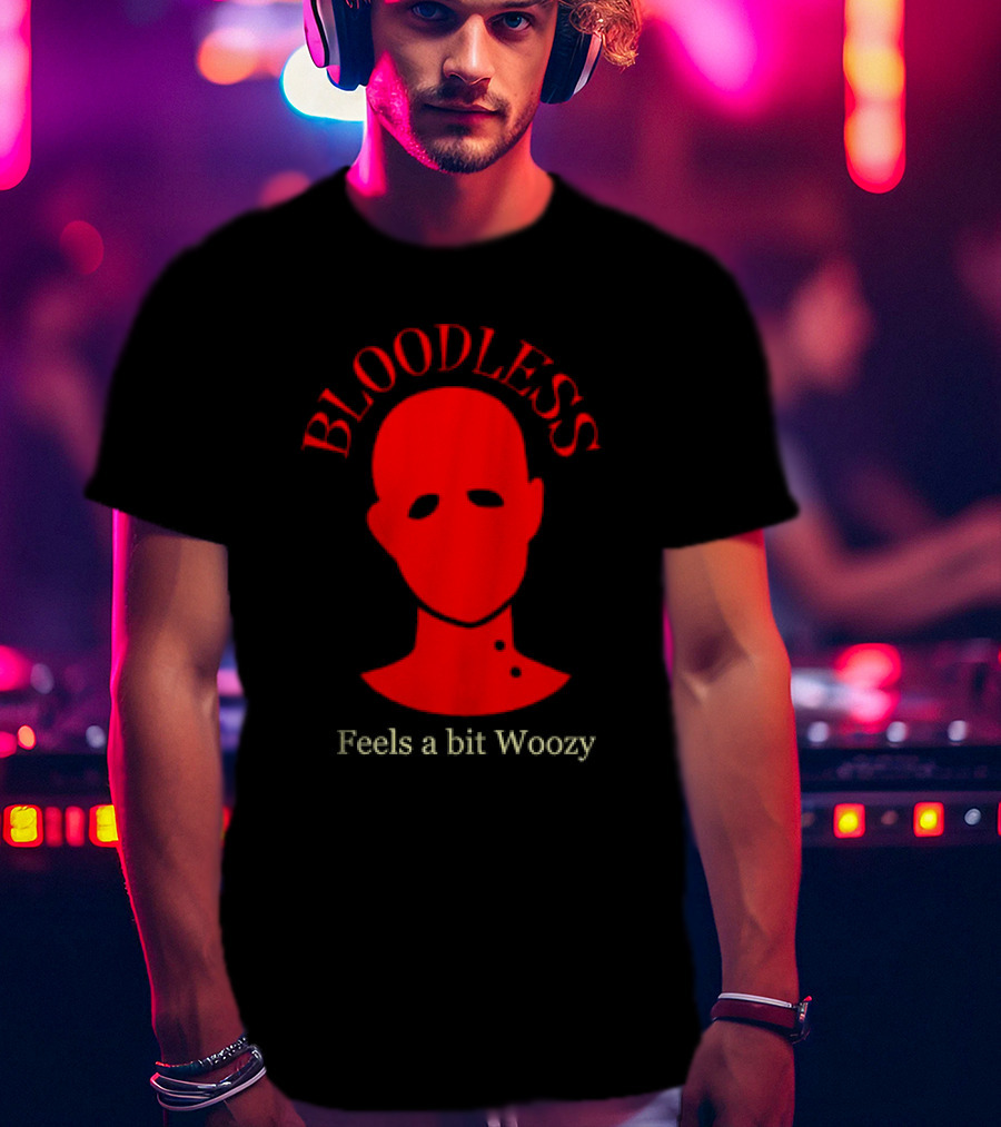 Bloodless Feels A Bit Woozy Red Mask T-Shirt