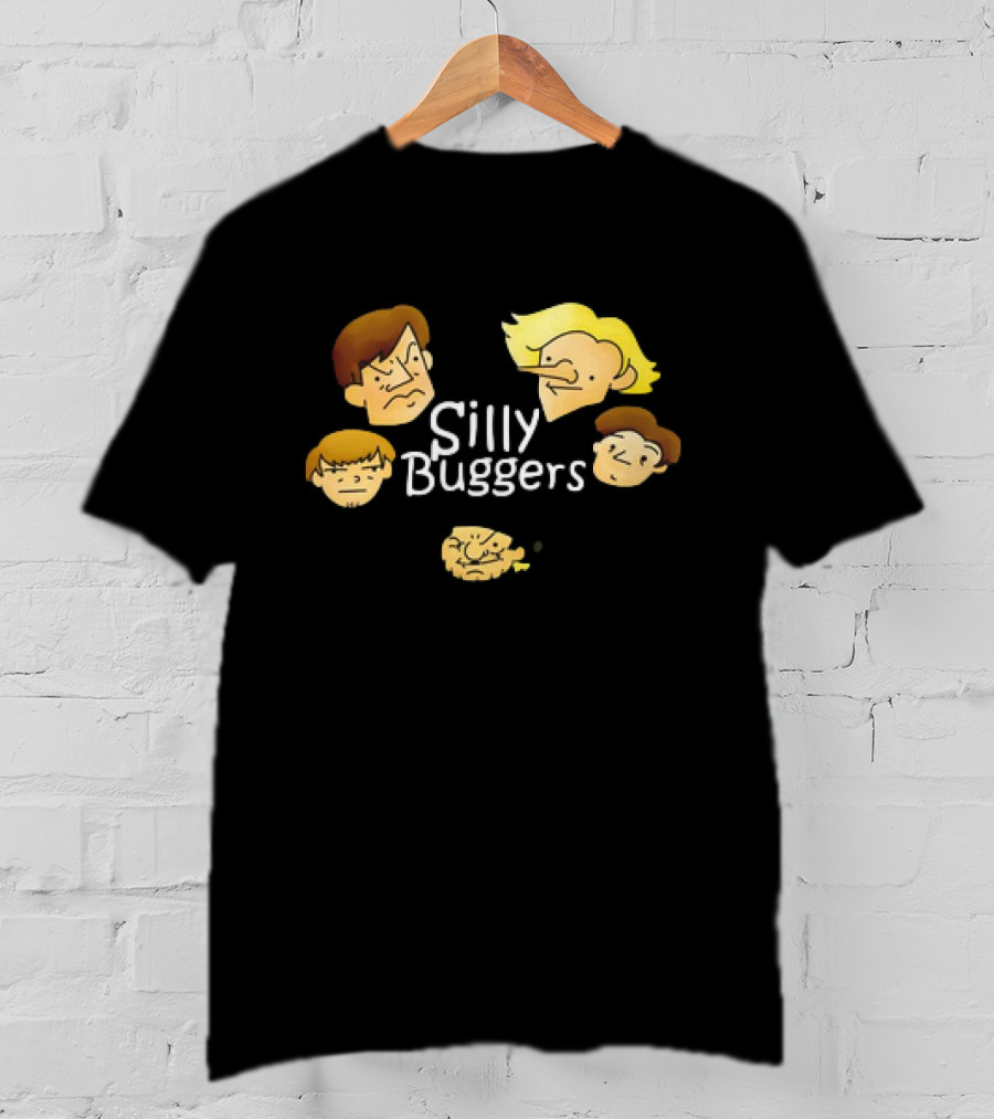 Silly Buggers Cartoon Faces Classic T-Shirt