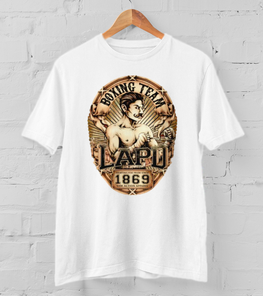 Boxing Team LAPD Fighting For Pride Since 1869 Side Action T-Shirt
