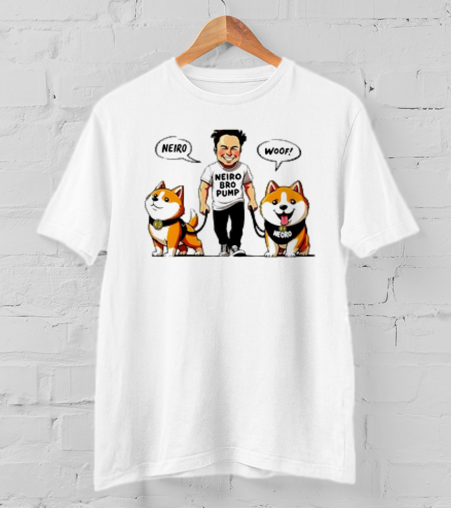 Neiro Bro Pump Woof Neiro Dog Coin T-Shirt