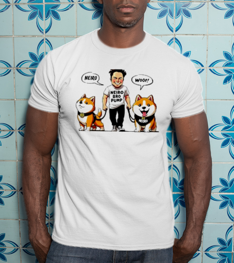 Neiro Bro Pump Woof Neiro Dog Coin T-Shirt
