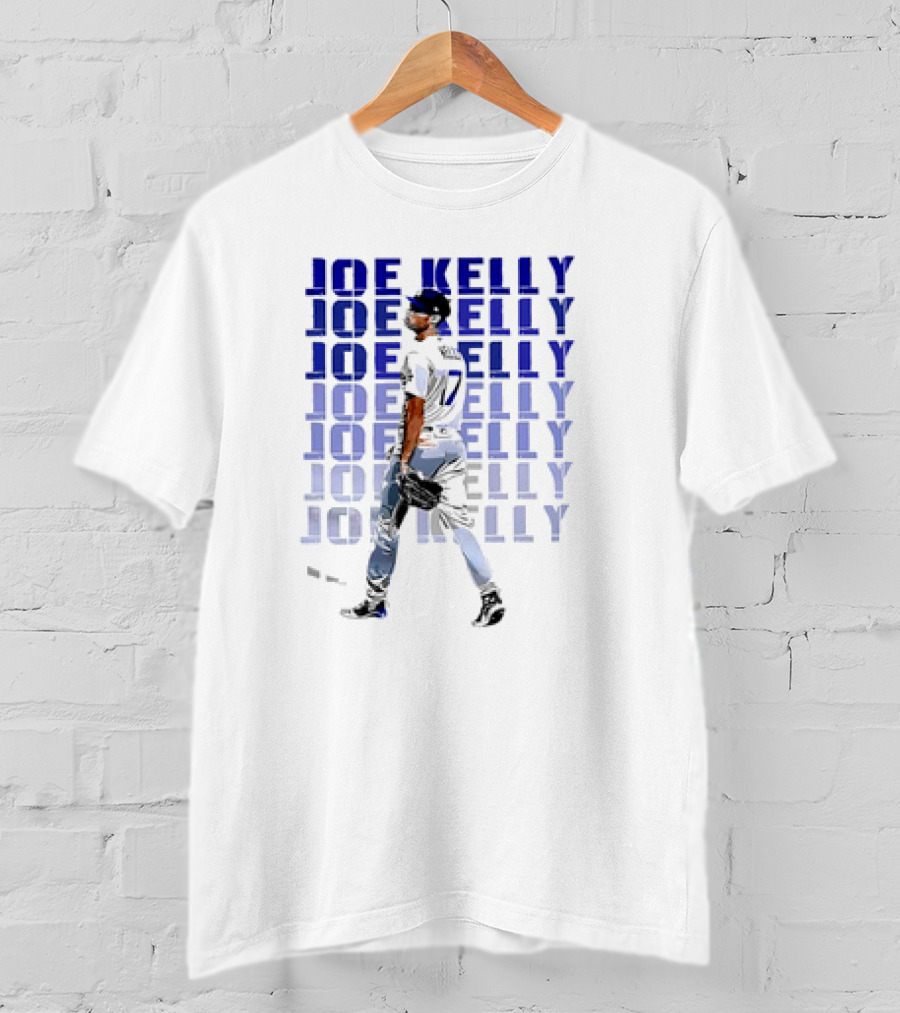Joe Kelly Los Angeles Dodgers Baseball Player No. 17 T-Shirt