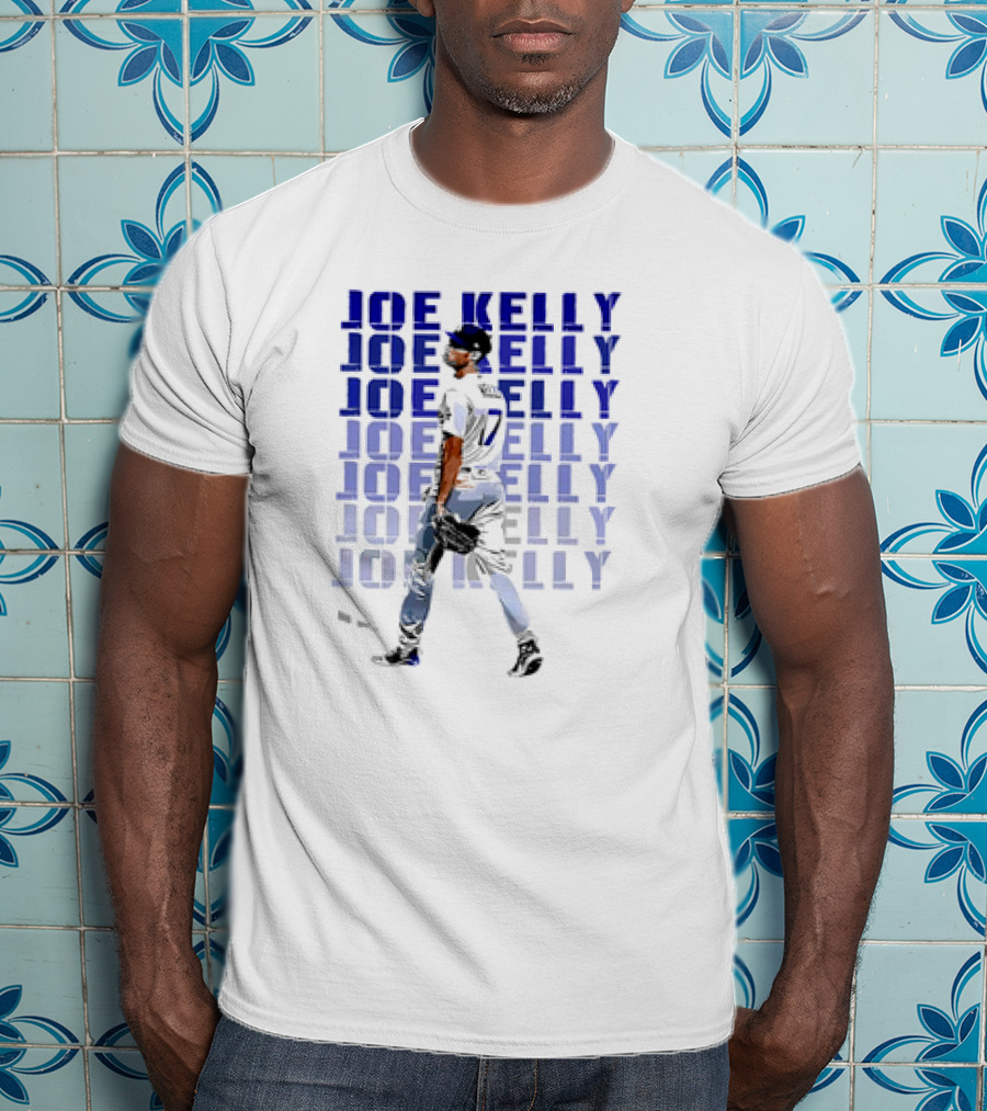 Joe Kelly Los Angeles Dodgers Baseball Player No. 17 T-Shirt