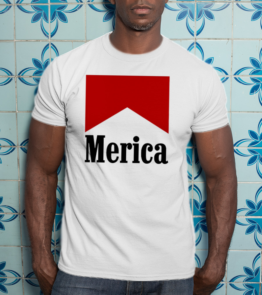 Merica Red Chevron T-Shirt