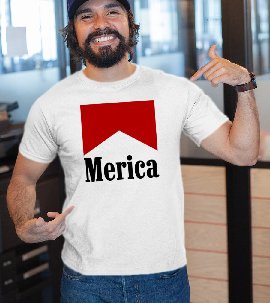 Merica Red Chevron T-Shirt