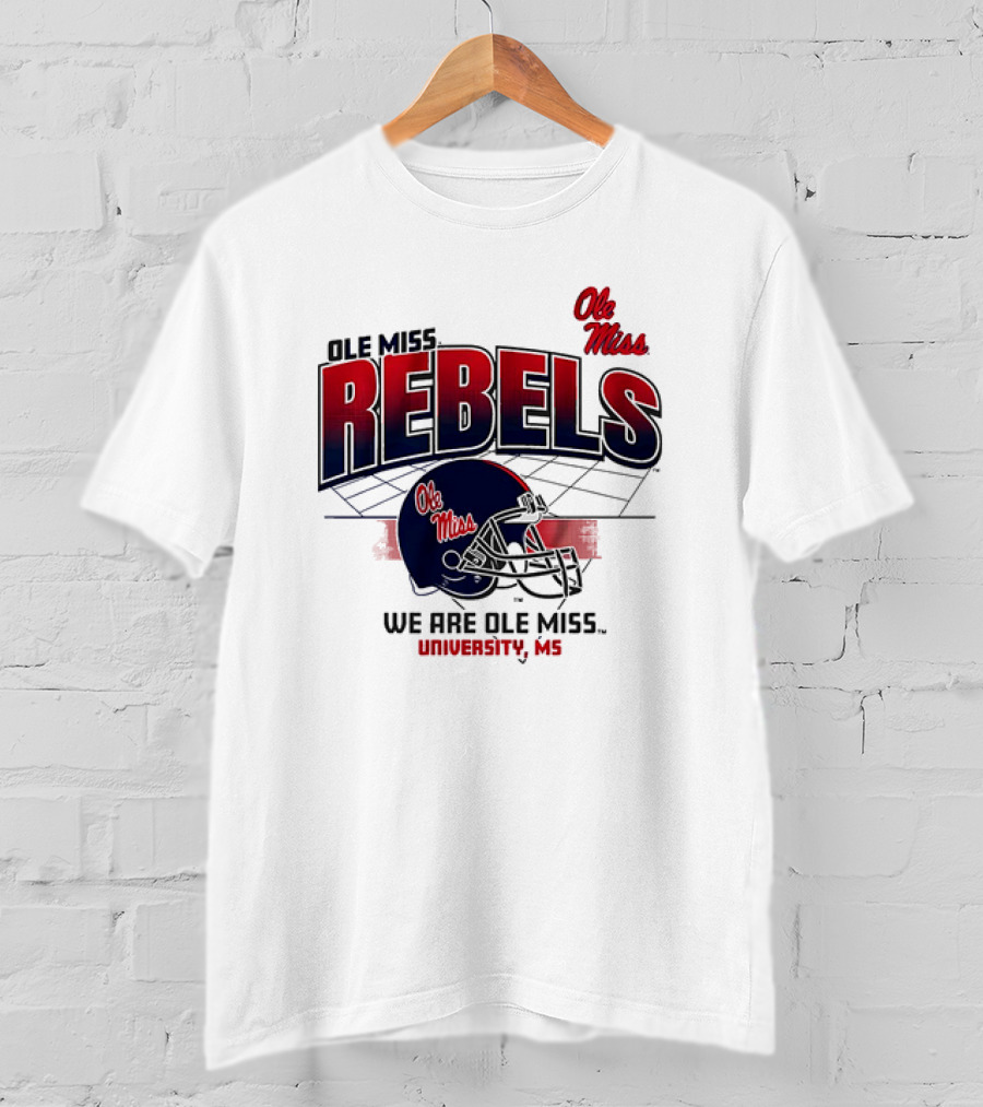 Ole Miss Rebels Football Helmet We Are Ole Miss University MS T-Shirt