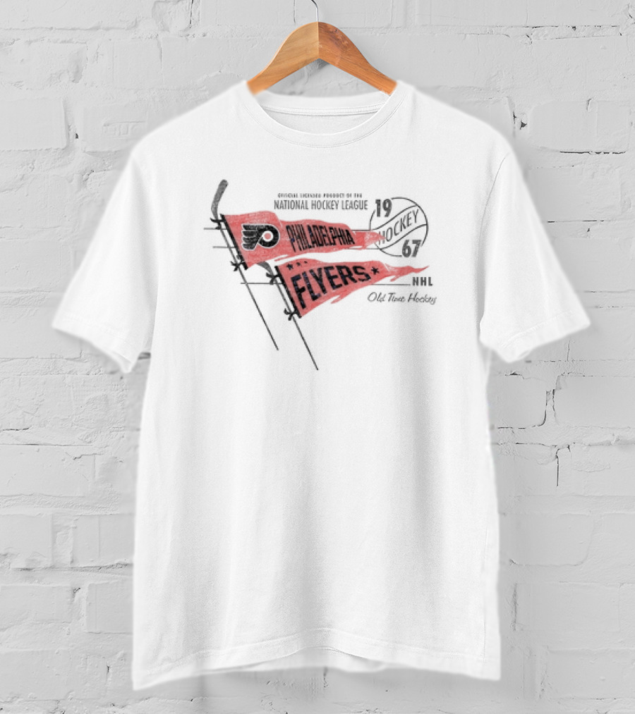 Philadelphia Flyers NHL 1967 Old Time Hockey Licensed Product T-Shirt
