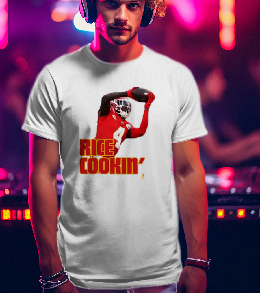 Rasheed Rice Cookin' Kansas City Chiefs Football WR1 T-Shirt
