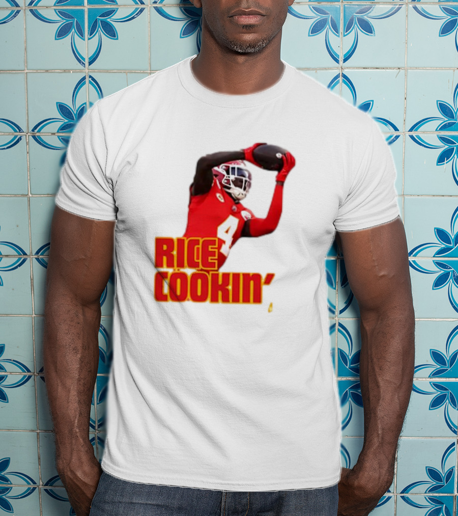 Rasheed Rice Cookin' Kansas City Chiefs Football WR1 T-Shirt