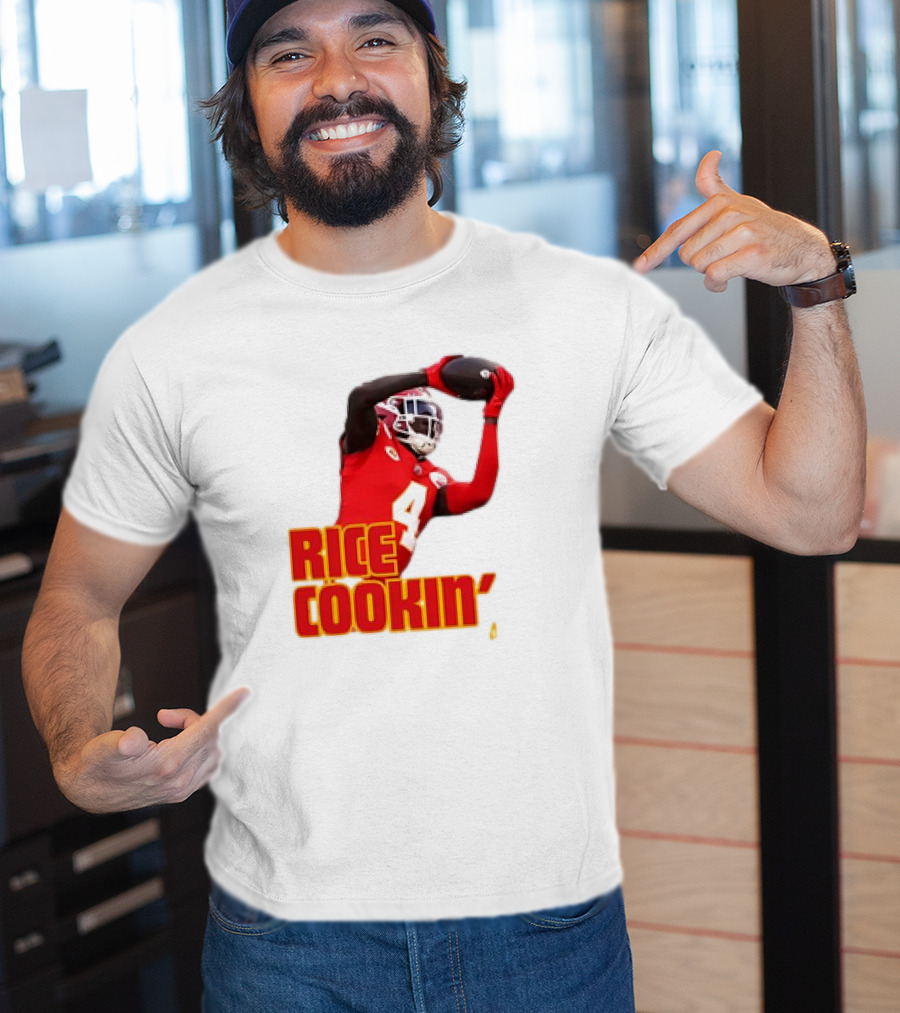 Rasheed Rice Cookin' Kansas City Chiefs Football WR1 T-Shirt