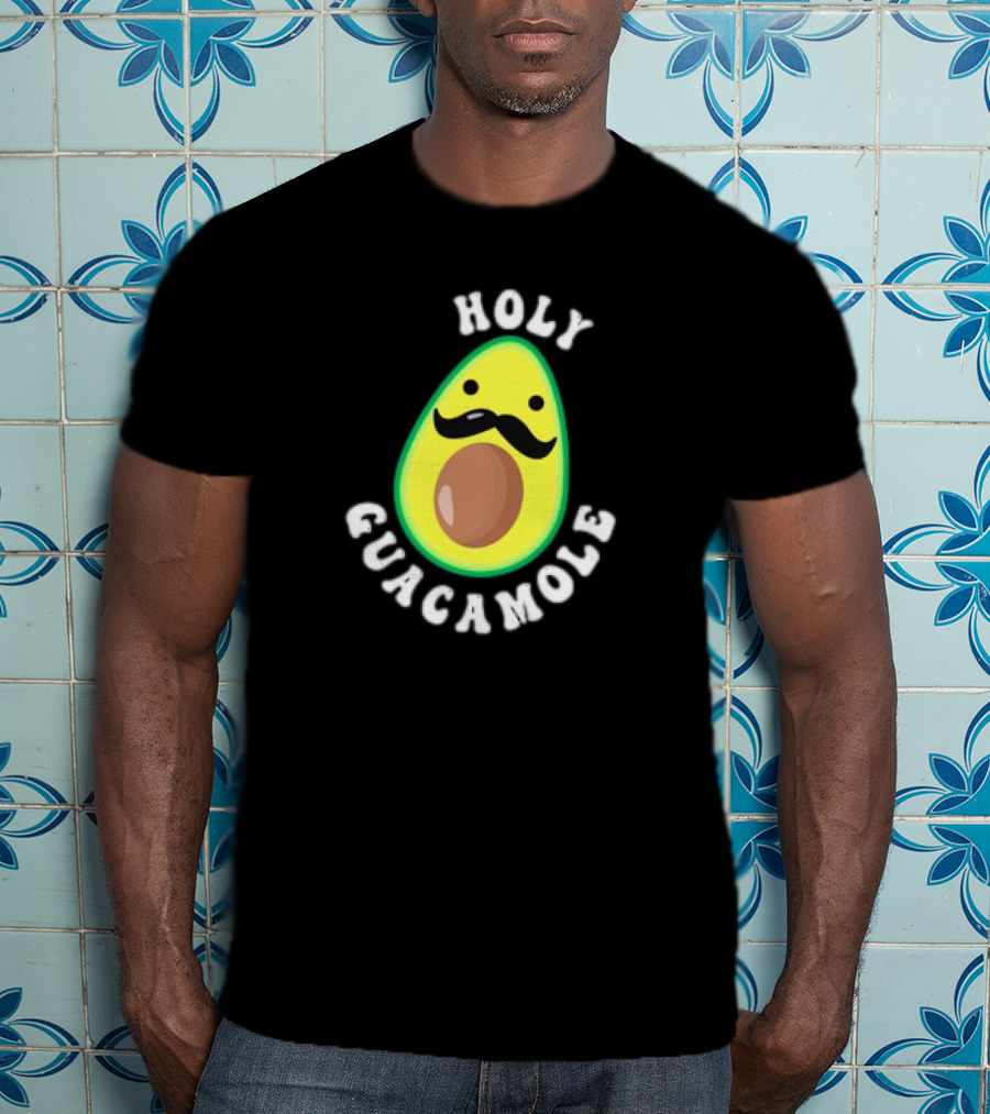 Holy Guacamole Meme Cartoon Avocado T-Shirt