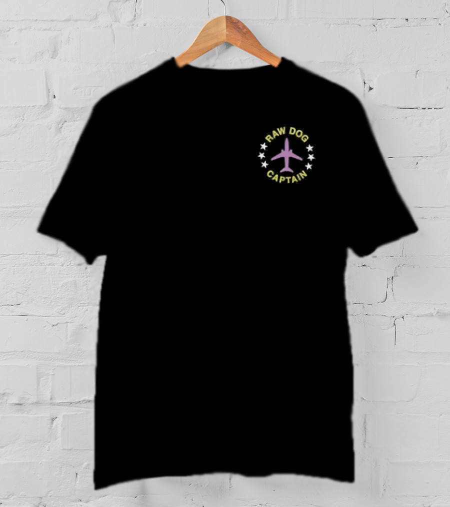 Raw Dog Captain Star Plane Emblem T-Shirt