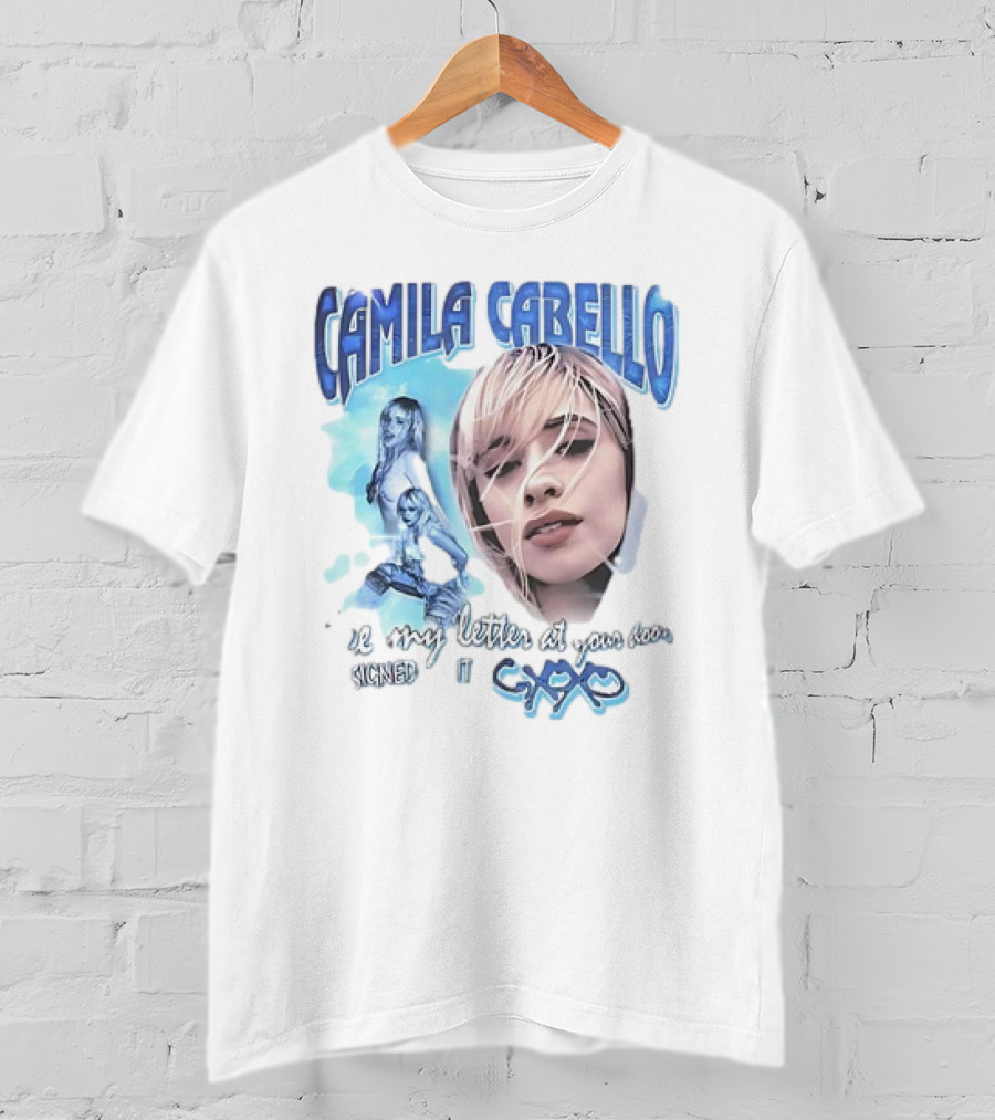 Camila Cabello See My Letter At Your Door Signed XOXO T-Shirt