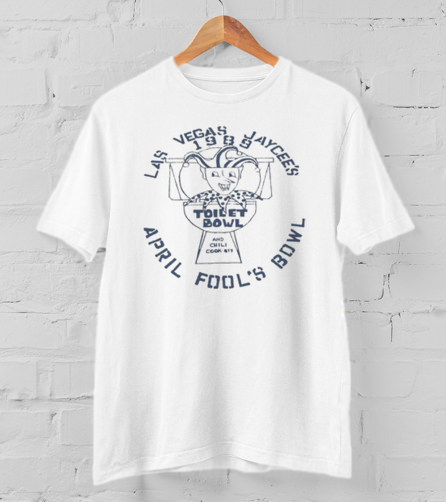 Las Vegas Jaycees 1983 April Fool's Toilet Bowl And Chili Cook-Off T-Shirt
