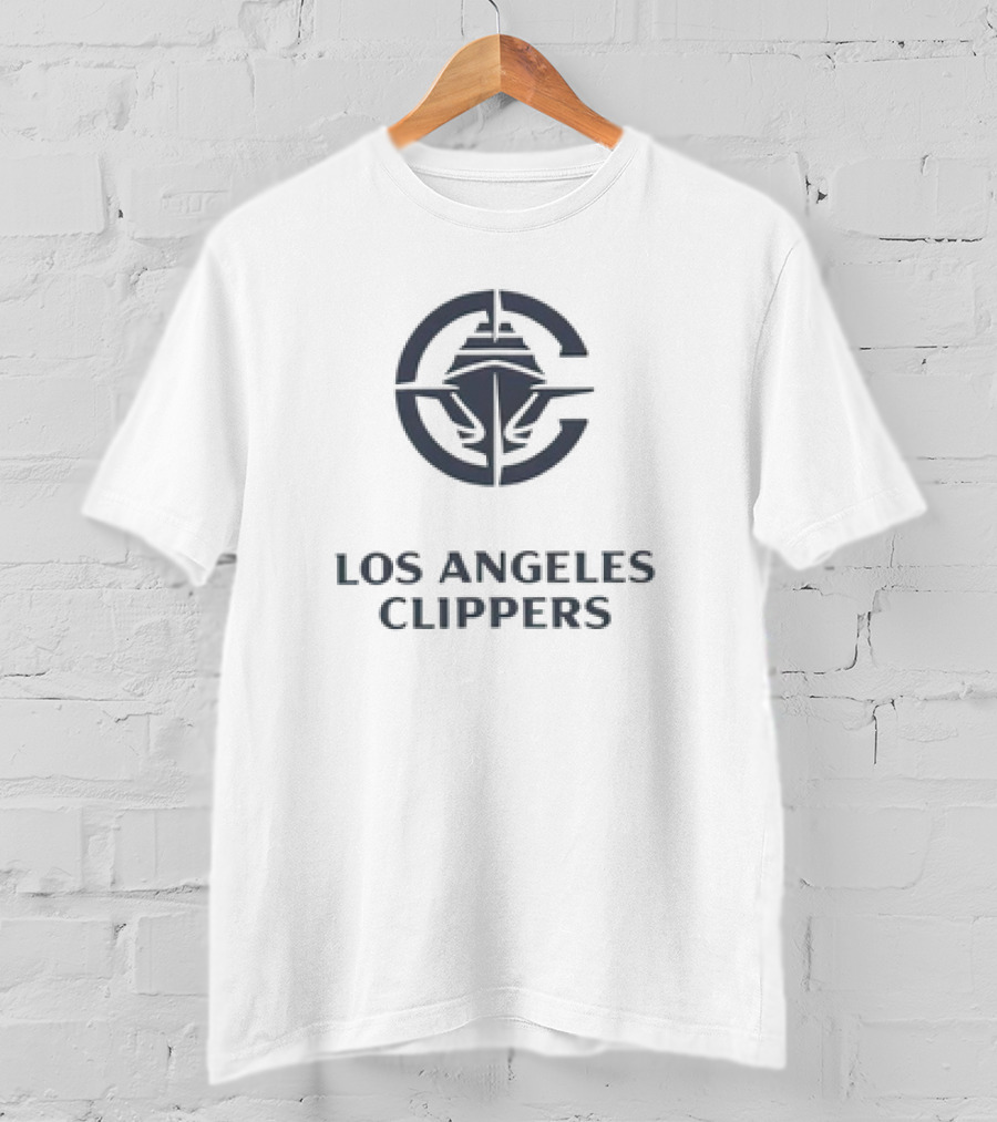 Los Angeles Clippers C Logo Ship Elements T-Shirt