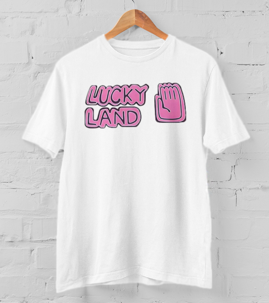 Lucky Land Jojo Jotaro Hand Pink T-Shirt
