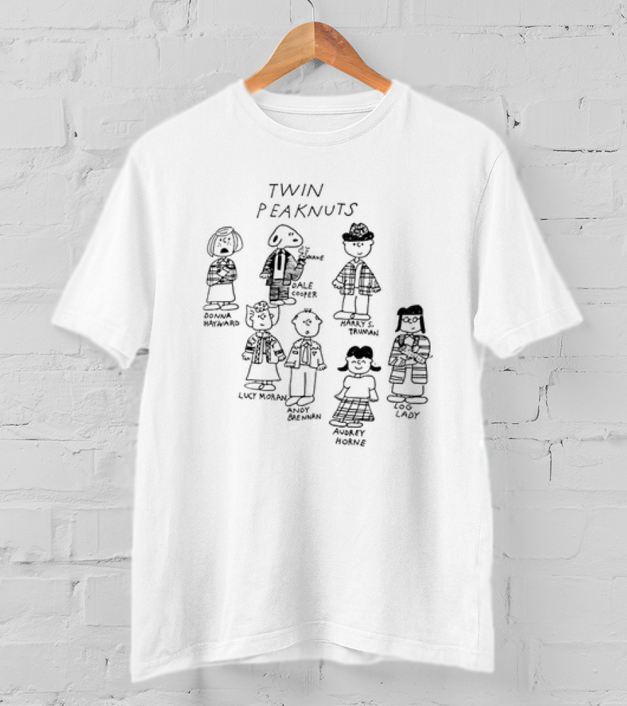 Twin Peaknuts Donna Dale Cooper Truman Lucy Andy Audrey Log Lady T-Shirt